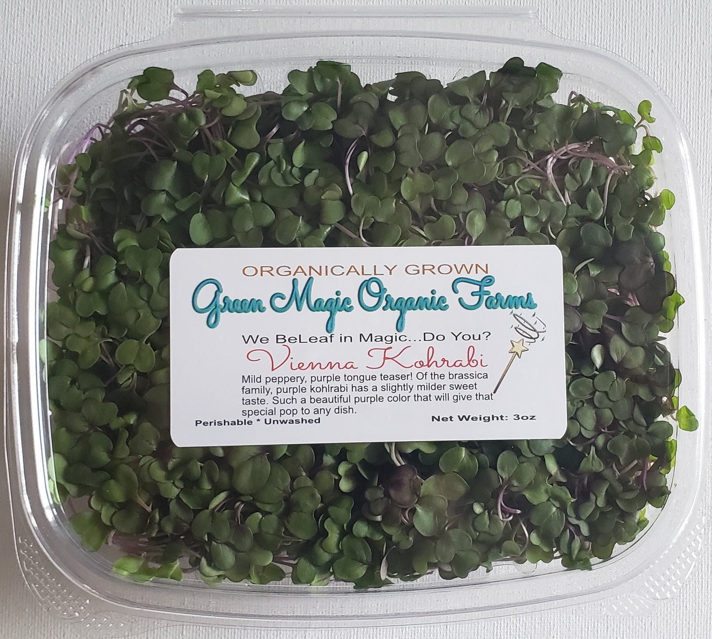 Mix Cabbage Kohlrabi MicroGreens