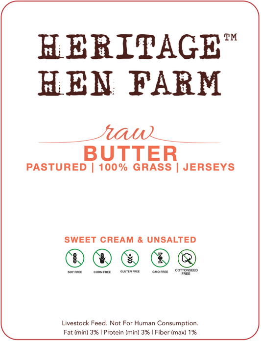 Raw Butter - N/A In Low-Milk Season