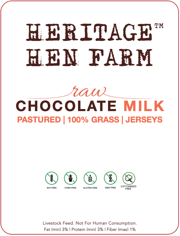 Raw Milk Chocolate 1/2 Gal