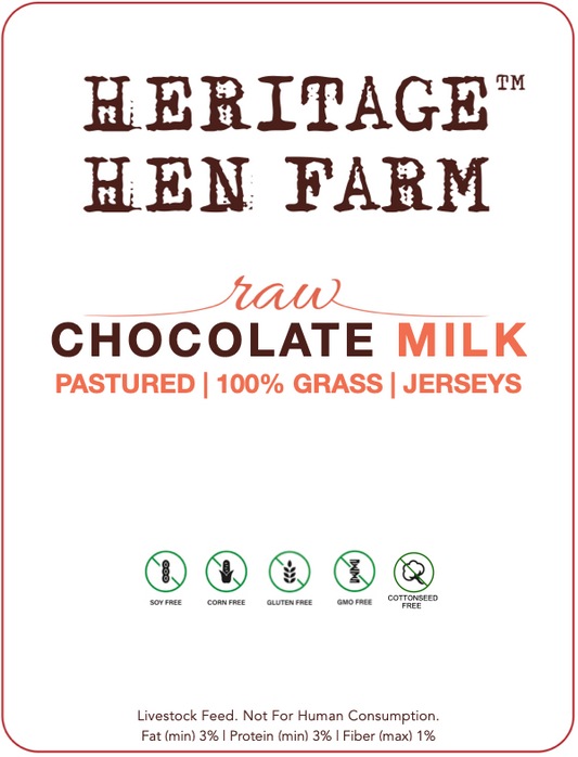 Raw Milk Chocolate 1/2 Gal