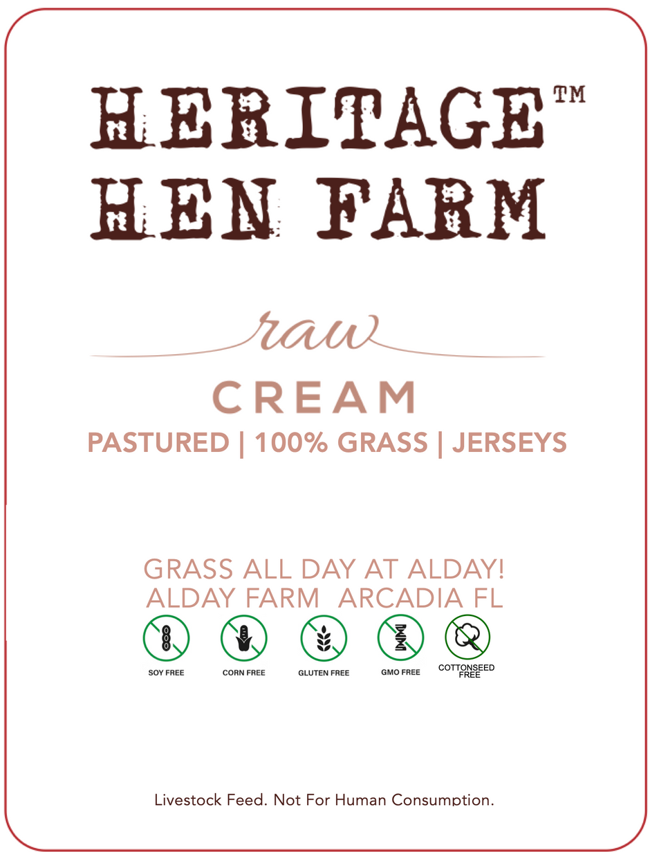 Harriet the Hen - Cream