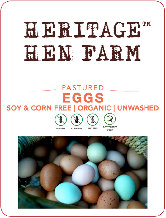 Eggs & Milk: 1dz + 1/2 Gal Raw Milk